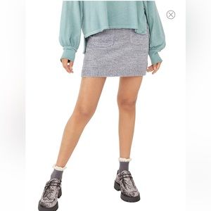 Free People Viola Sweater Miniskirt - NWT